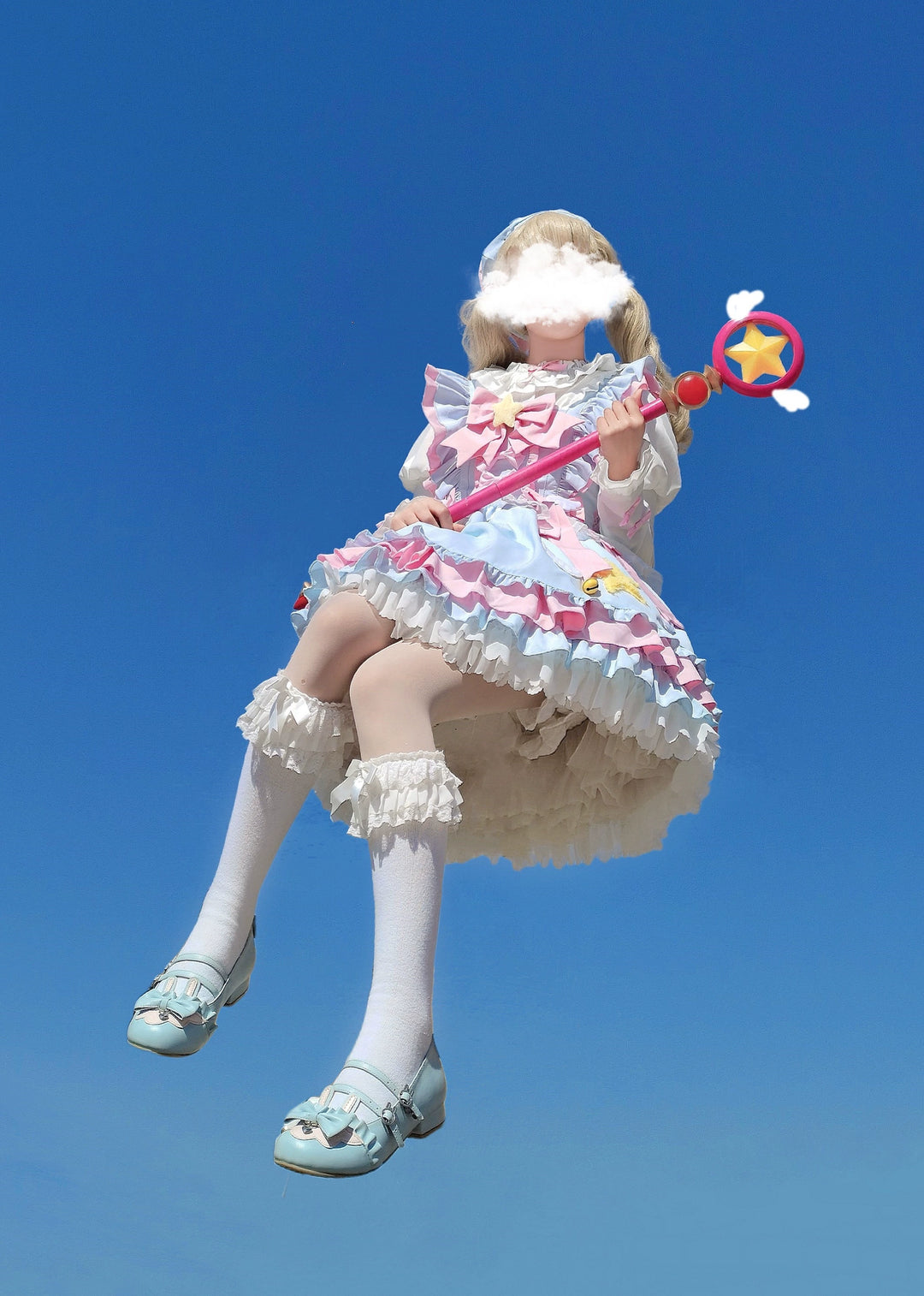 Sugar Girl~Little Star Wing~Sweet Lolita JSK Summer Lolita Dress   