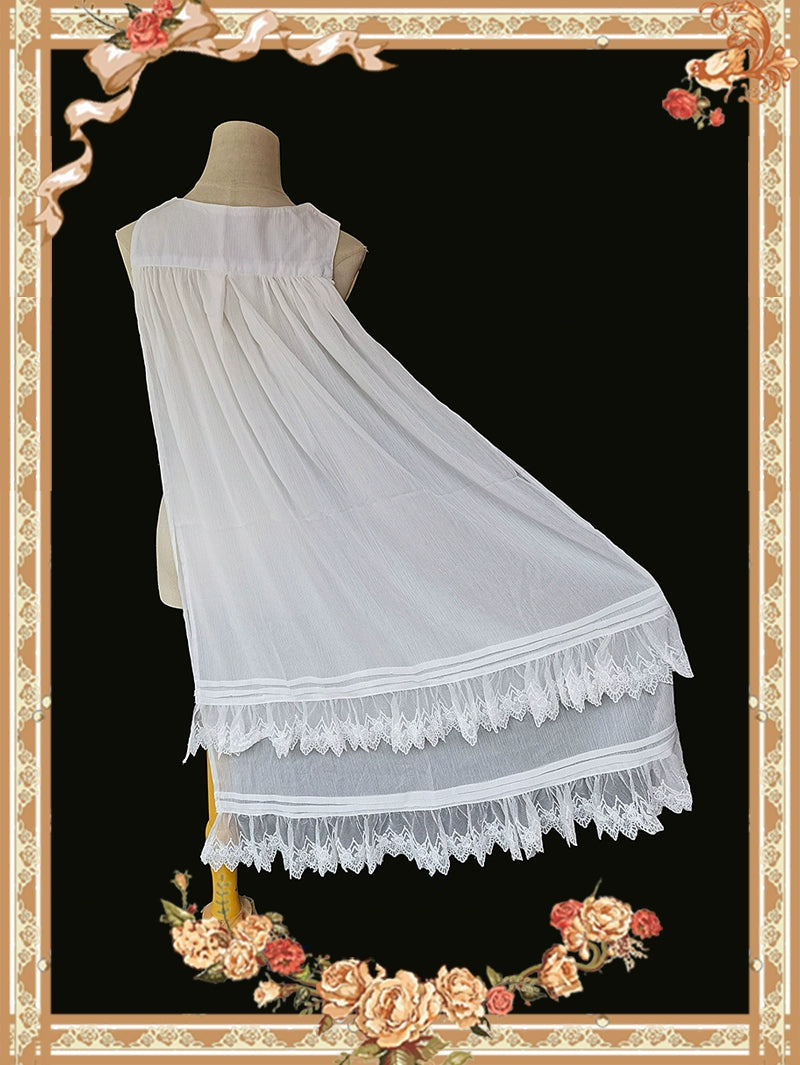 Infanta~Sweet Lolita Accessories Bonnet KC Socks Beret White Gauze  