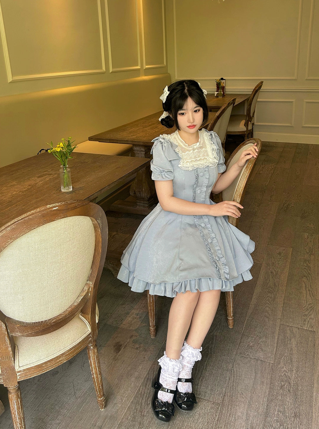 Grey lolita dress online