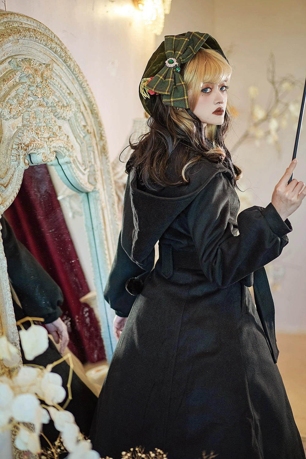 (BFM)Miss Point~Rose~Elegant Lolita Pliad Print Vest Customized 32510:385410