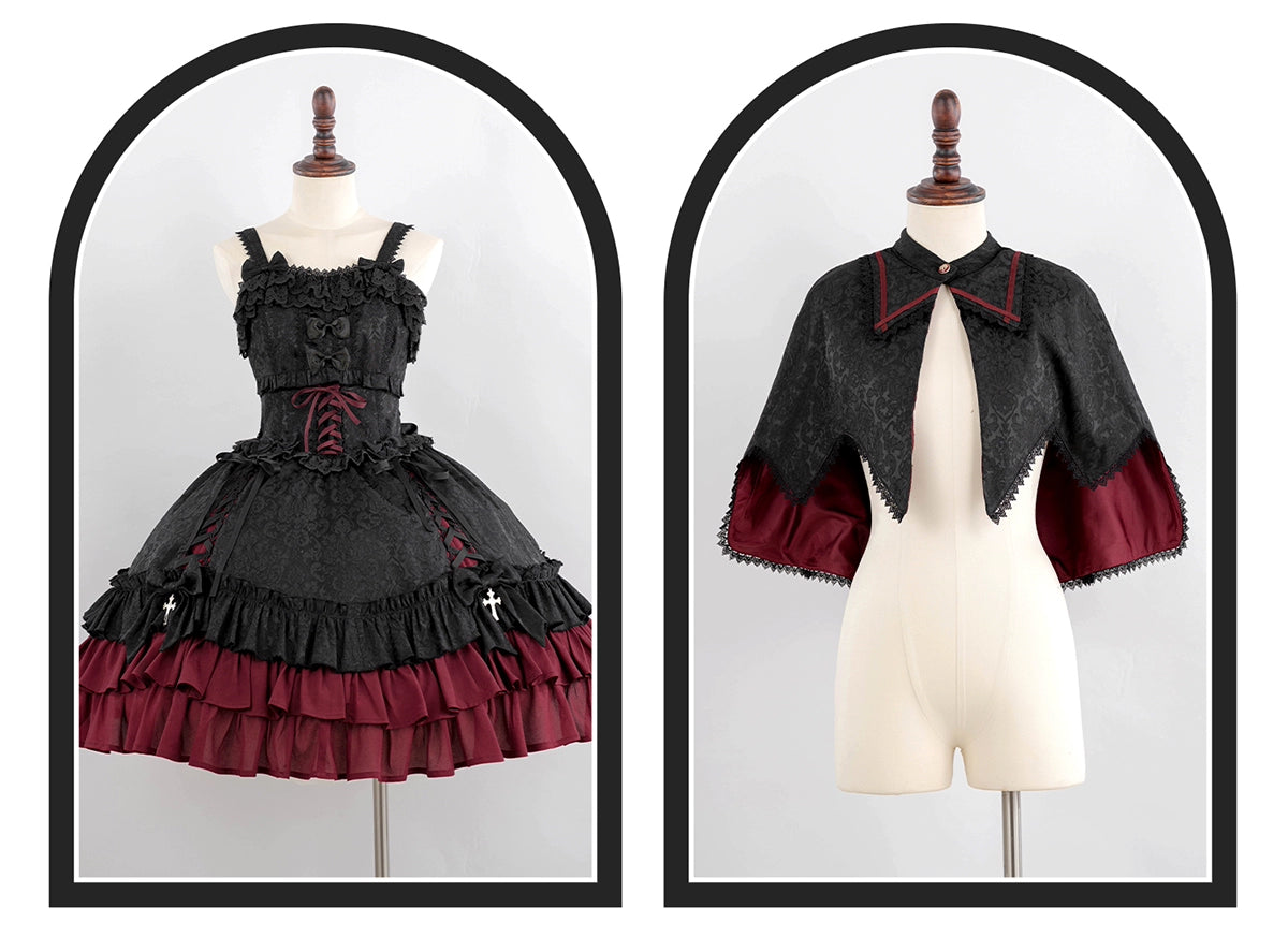 (BFM)Luna Planetarium~Evil Fang~Gothic Lolita JSK Suit Ouji Lolita Shorts Suit 36838:531712