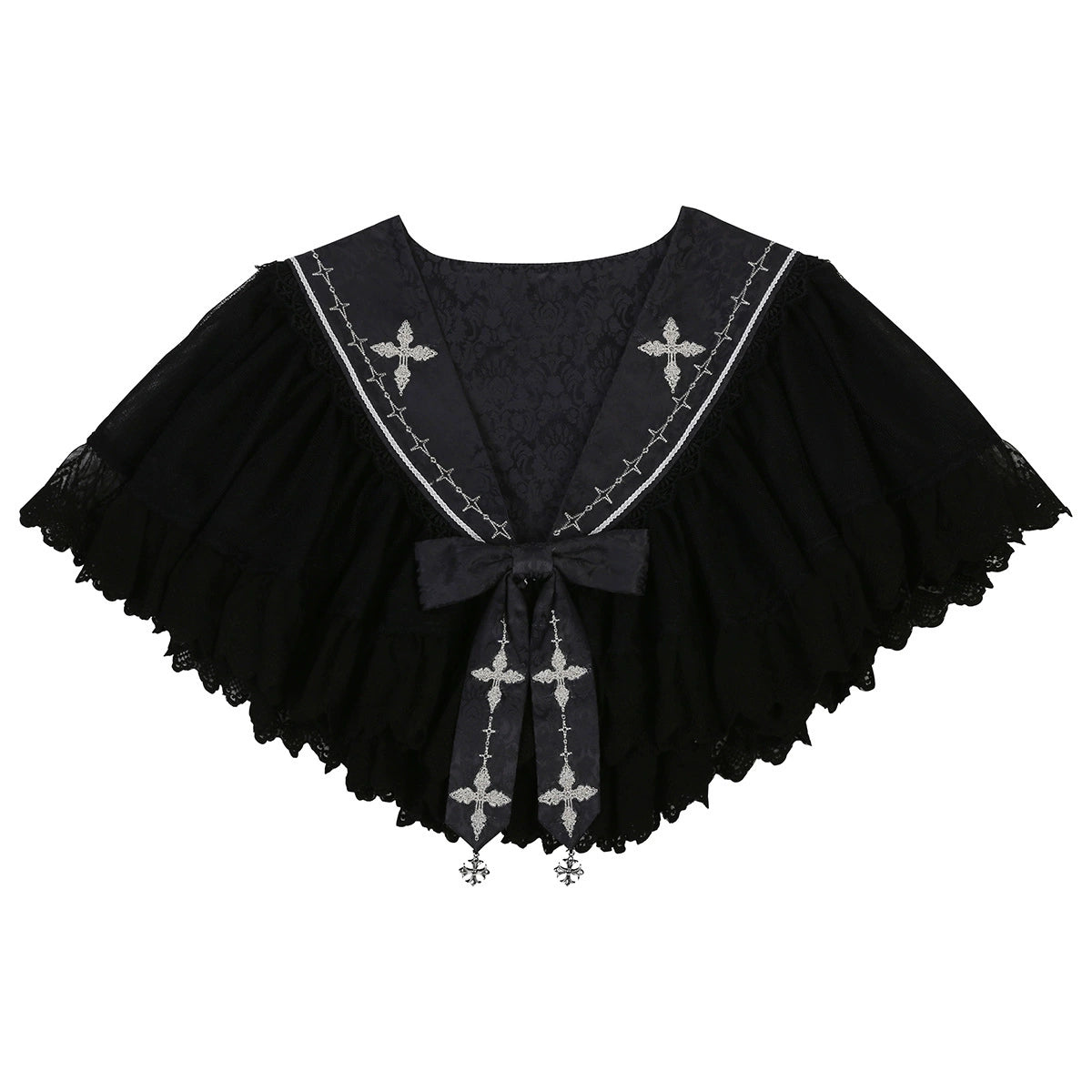 Cornfield Lolita~Silent Church~Gothic Lolita JSK Dress Printed Dress Thin Shawl Set (L M S) 38706:597160