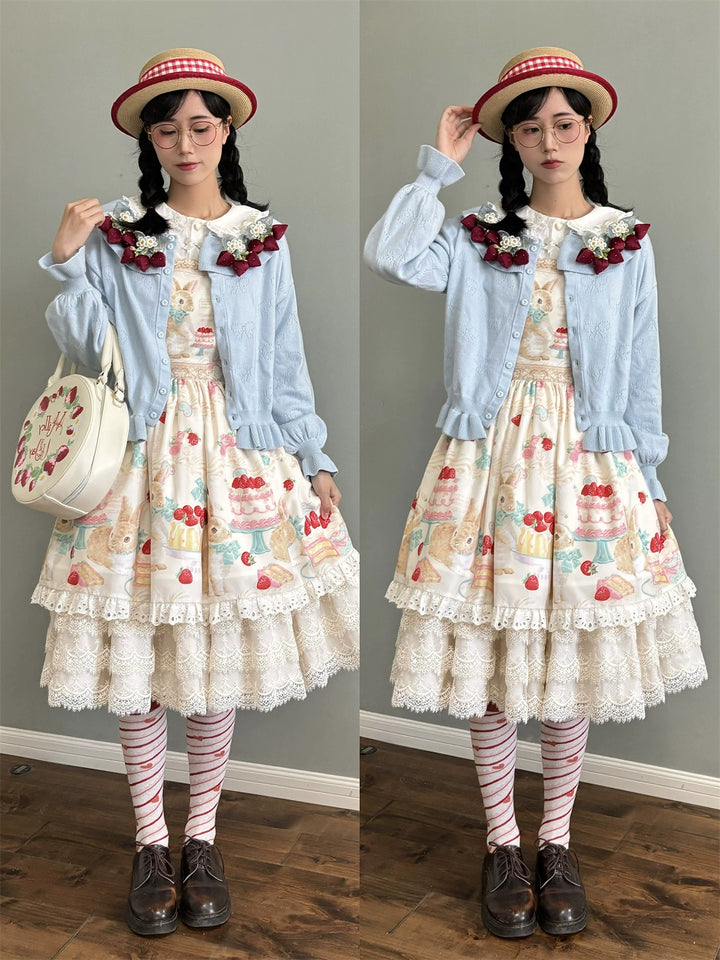 Dark Star Island~Honey Bunny Cake~Sweet Lolita JSK/OP/Strap SK/Shirt 39864:638978