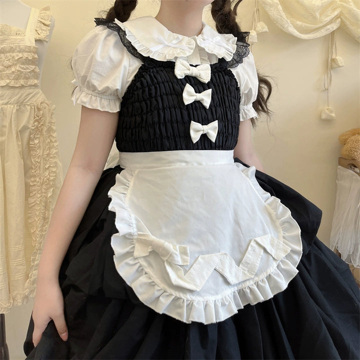 Sugar Girl~Sweet Lolita Blouse Bubble Sleeve Shirt   