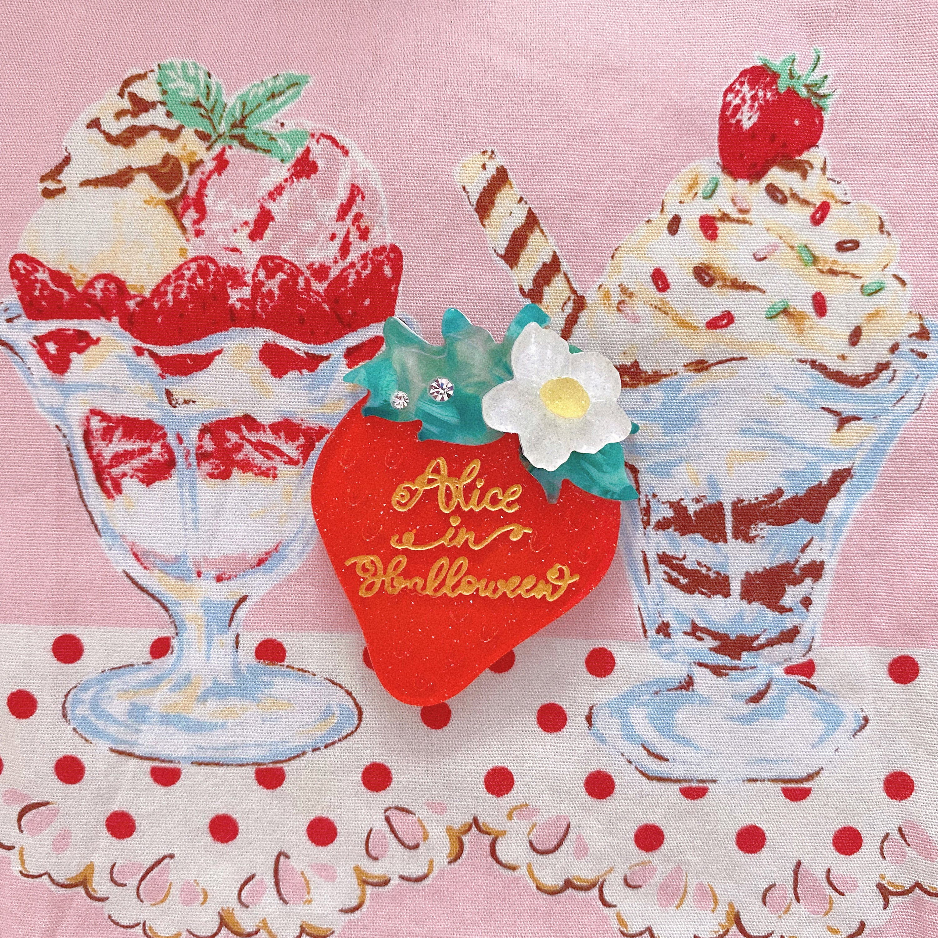 (Buyforme)Halloween Alice~Lolita Strawberry Accessory Set 14894:194202