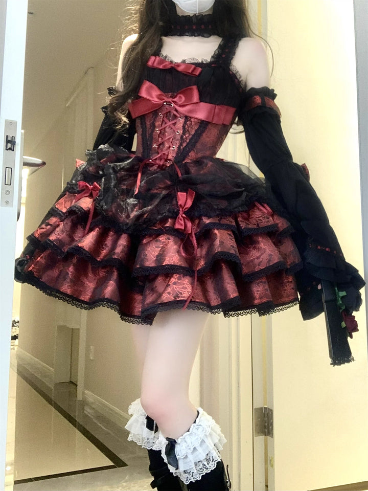 Xiaoxin - Rose Butler - Sweet Lolita JSK Ballet Style Birthday Lolita Dress