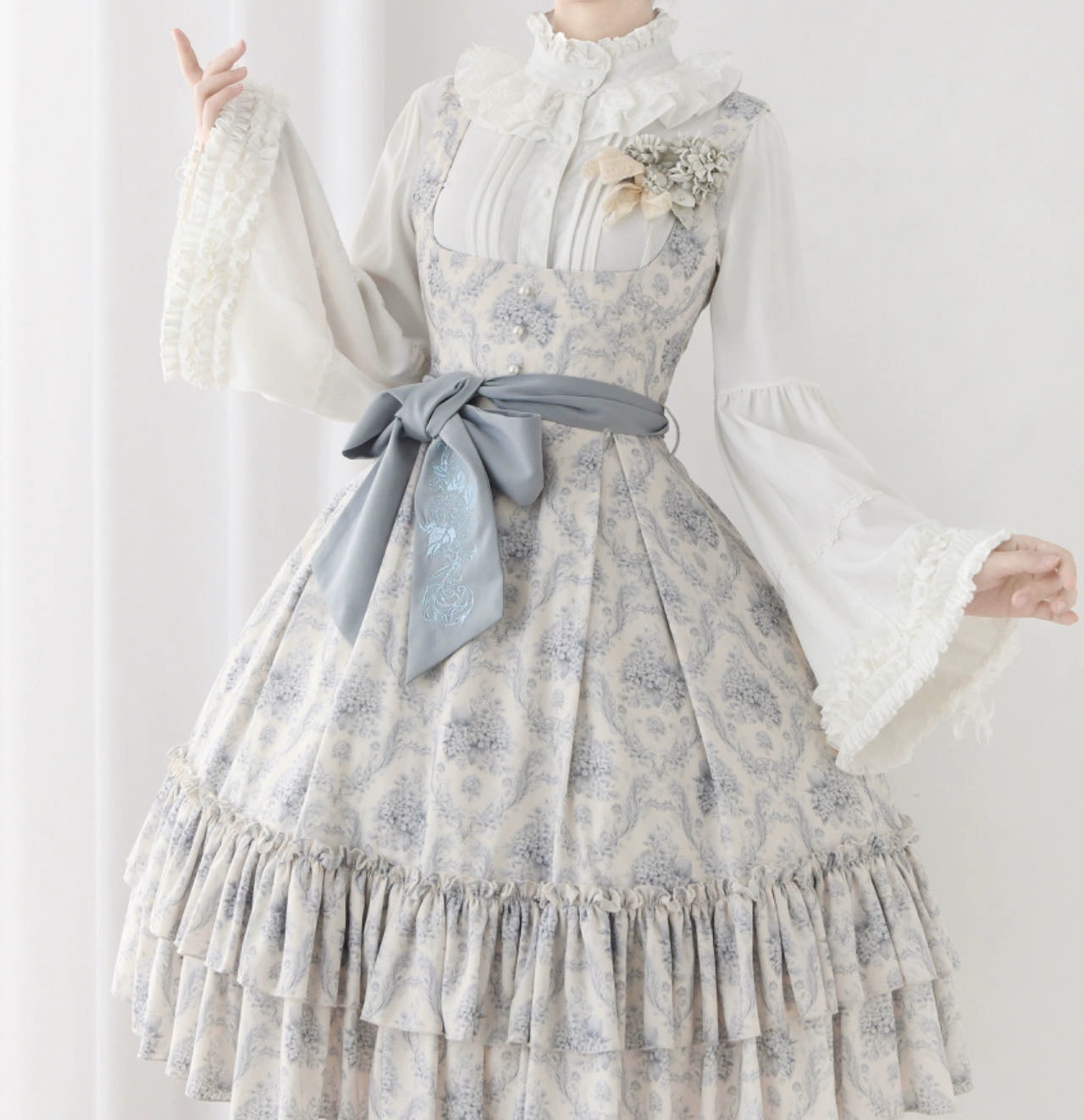DMFS Lolita - Ever-Changing Enchantress - Classic Lolita Blouse, Tightening Hime Sleeve 44208:798665