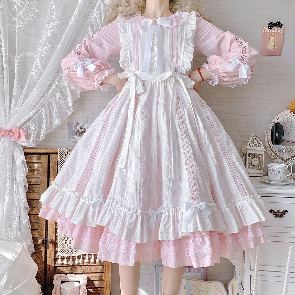 Polyhymnia - Tasha's Garden - White Classical Lolita Dress Apron
