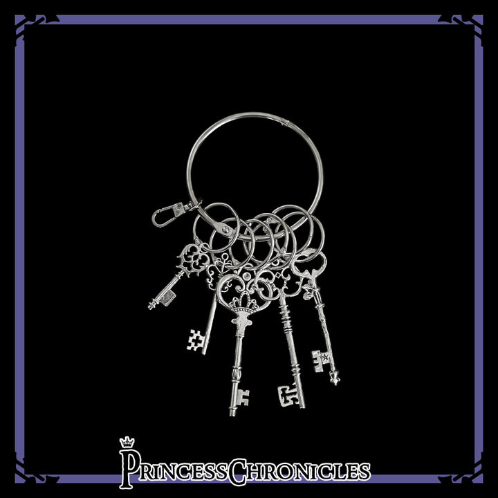 Princess Chronicles~Secret Morning Paper~Vintage Lolita Silver Key Hangings   