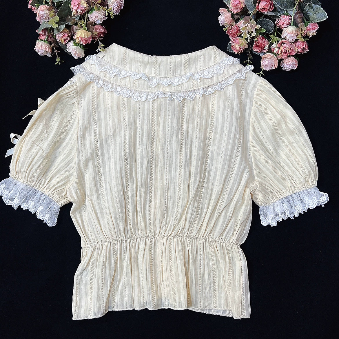 DMFS Lolita - Sweet Lolita Shirt Doll Collar Blouse High-waisted 39490:620638