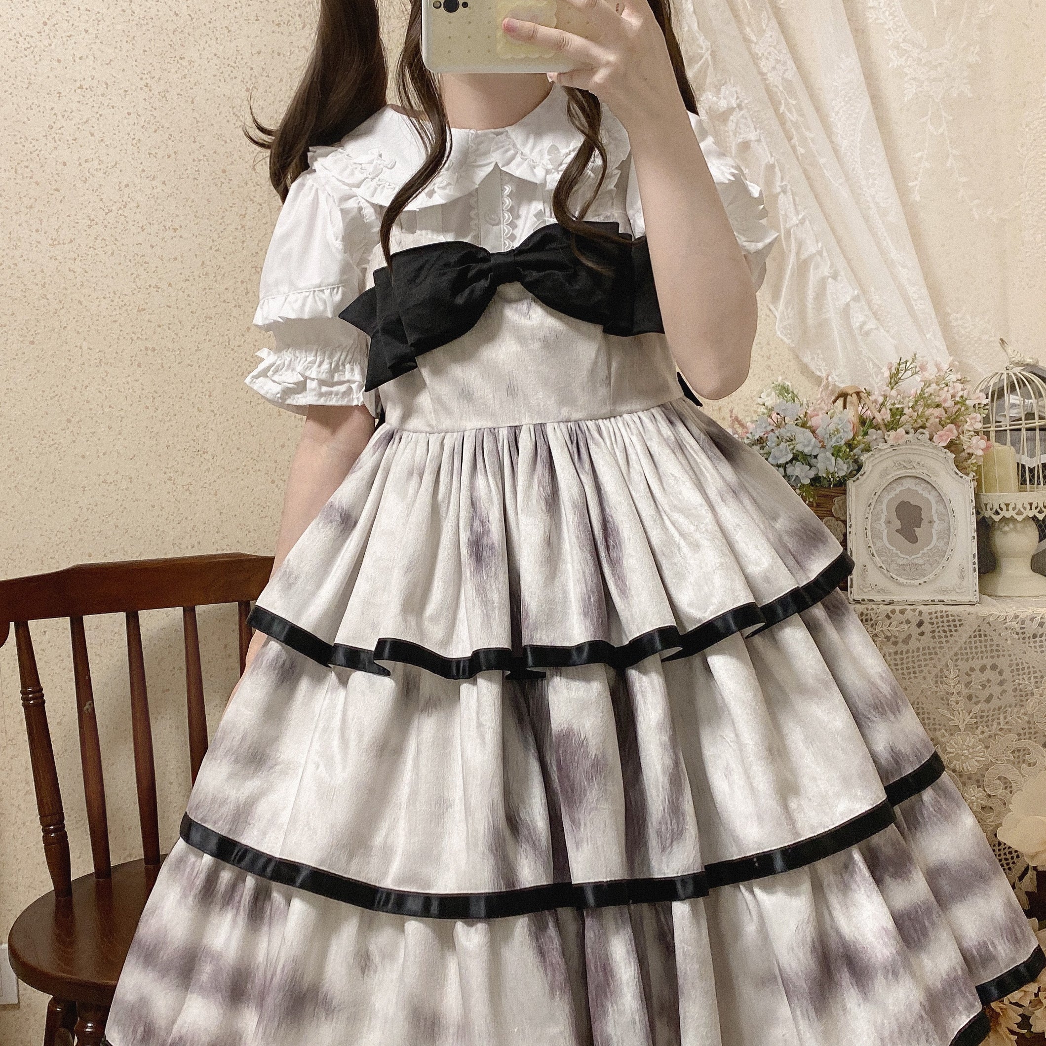MIST - Creamy Condensed Milk - Kawaii Lolita Shirt Soft Girl Short-sleeved 9914:192318