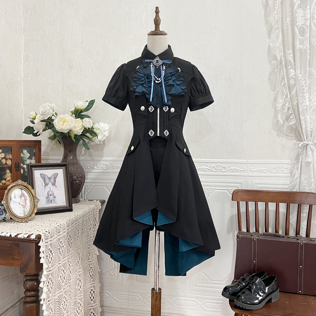 Designer's Gift - Mystique Melody - Ouji Lolita Shorts, Prince Long Vest 42738:751324