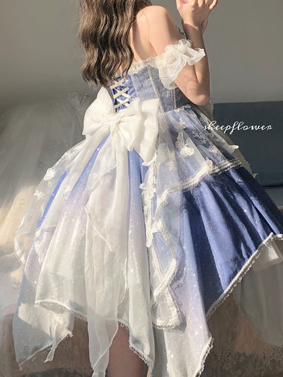 (BFM)Guaji~Cinderella~Sparkling Lolita Dress Gorgeous Wedding Dress S Tulle trailing 