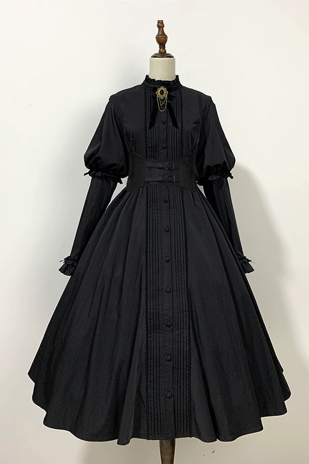 DOLLHOUSE~World Trip~Vintage Lolita Accessories S black corset 