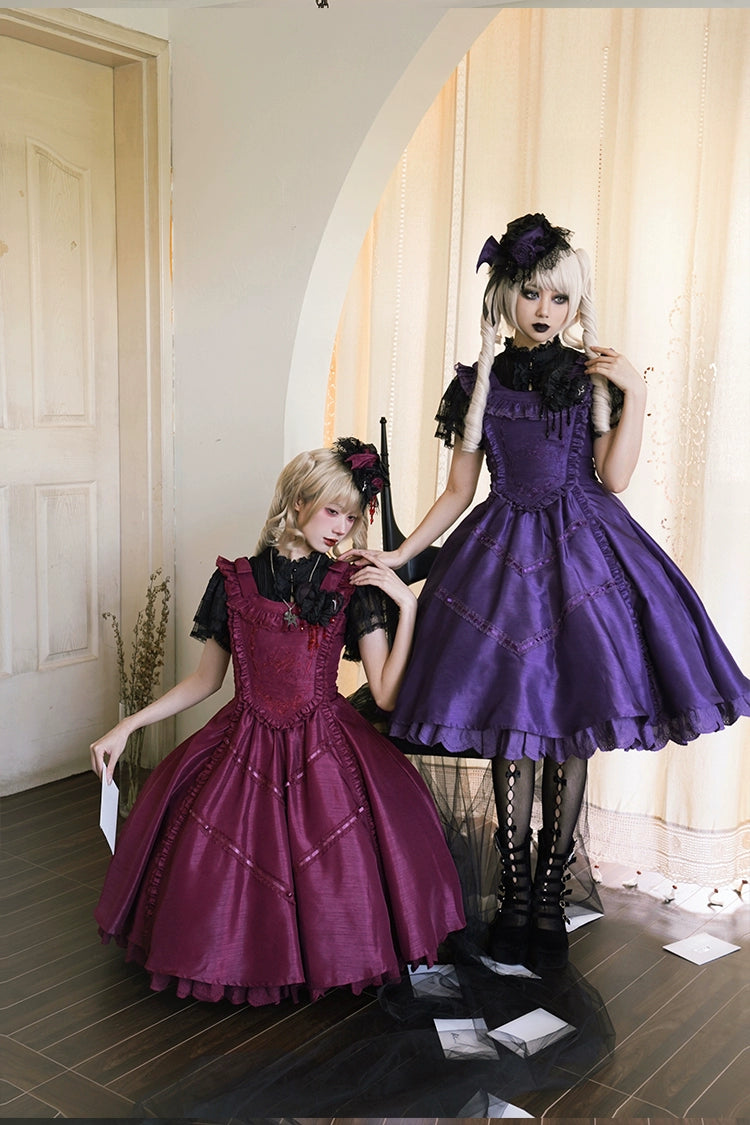 LittlePlum~Gothic lolita JSK Dress Solid Color 33734:436114