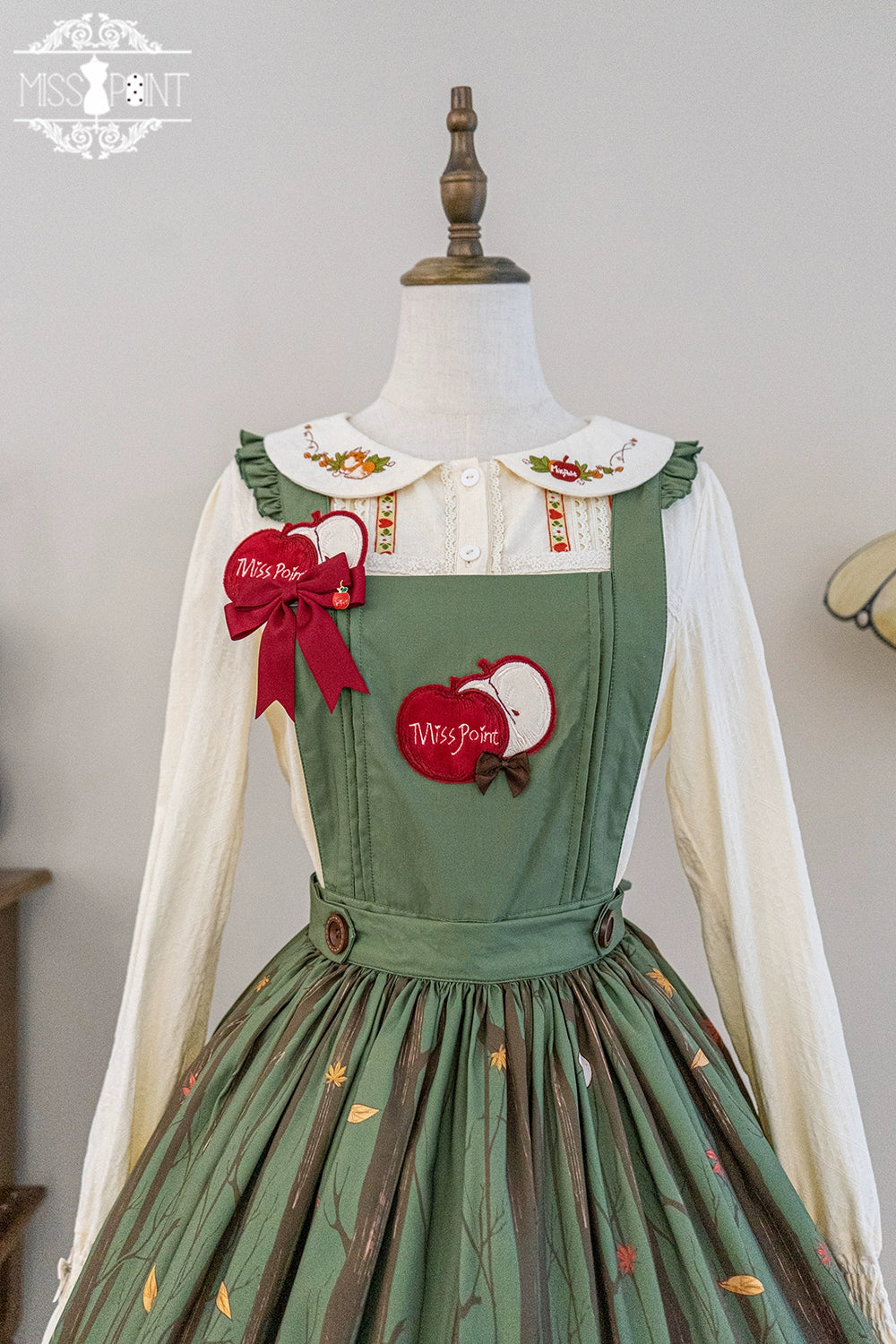 Miss Point~Fat Fox in the Forest~Elegant Lolita Skirt Detachable Chest Guard SK 37582:562374