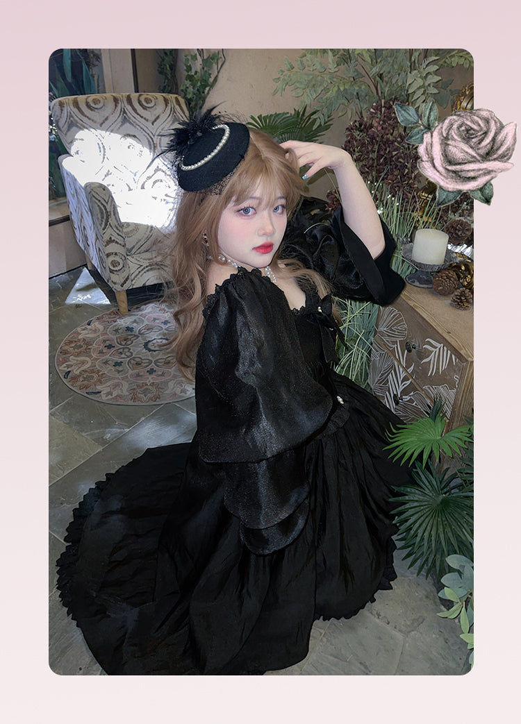 HardCandy~Plus Size Fishbone Birthday Lolita Dress   