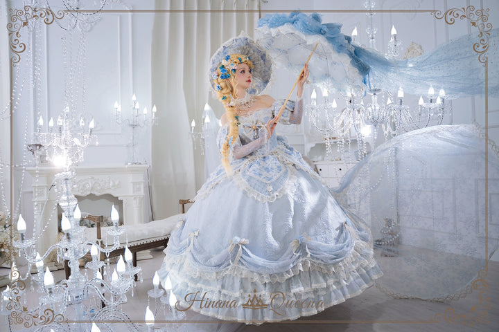 Hinana Queena~With Belle~Bridal Wedding Lolita OP Dress Available for Custom Size 41978:721542