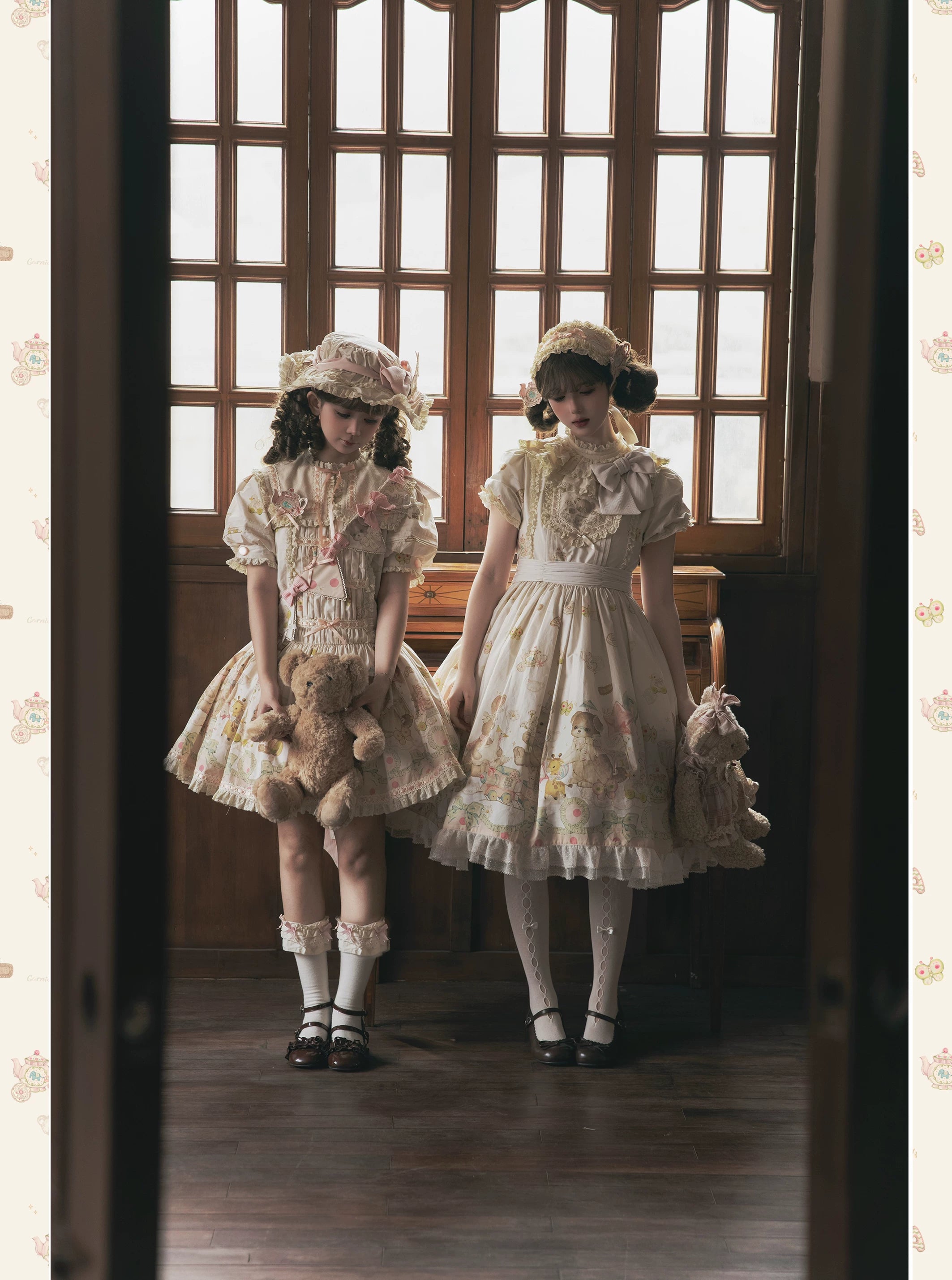 Toy Box - Doll-like Kawaii Lolita OP Dress, Toys Print 44494:812802