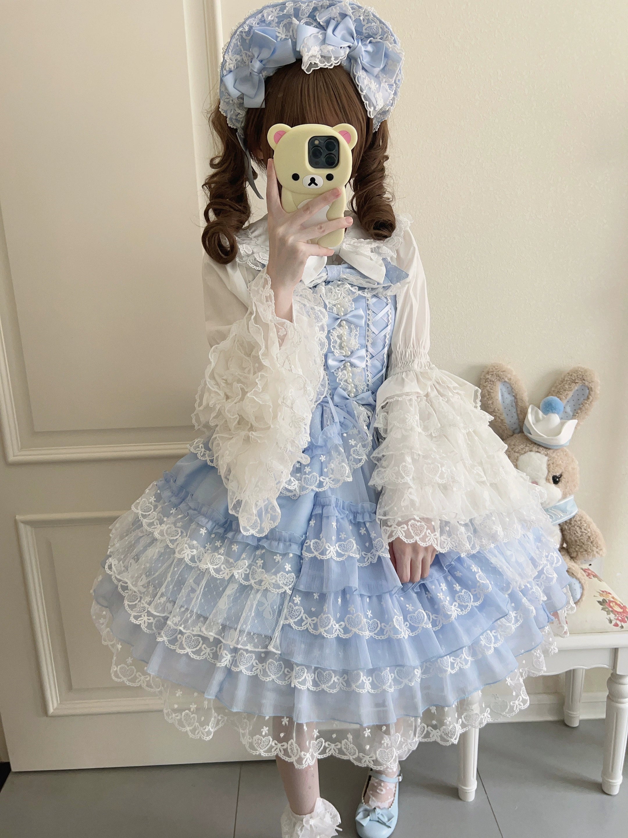 Sugar Girl - Love Overture - Sweet Lolita JSK Suit Tiered Ruffles Dress