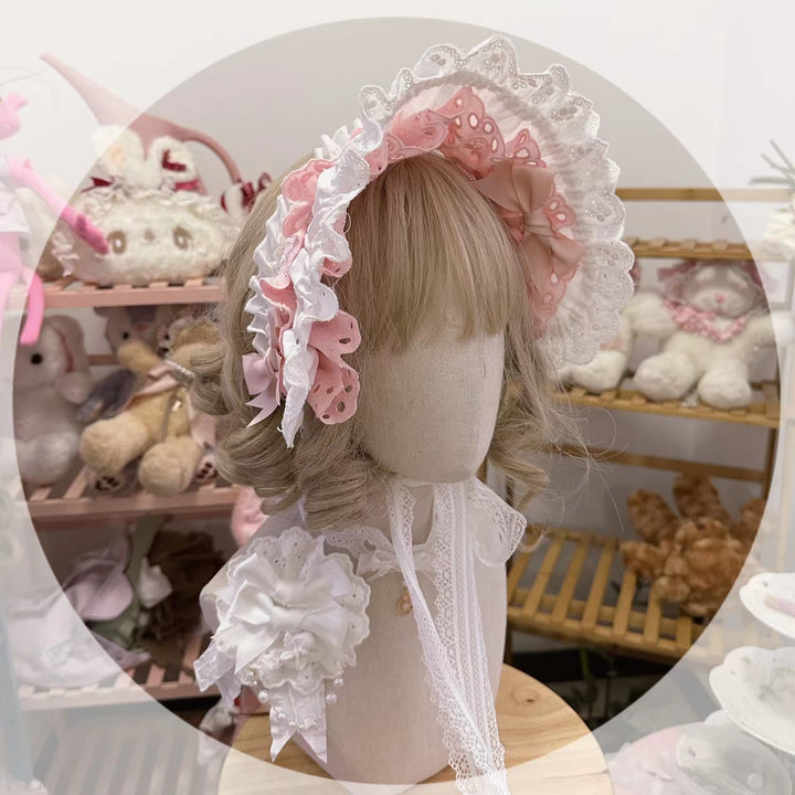 Chestnut Lolita~Lolita Kawaii Cotton BNT Hat   