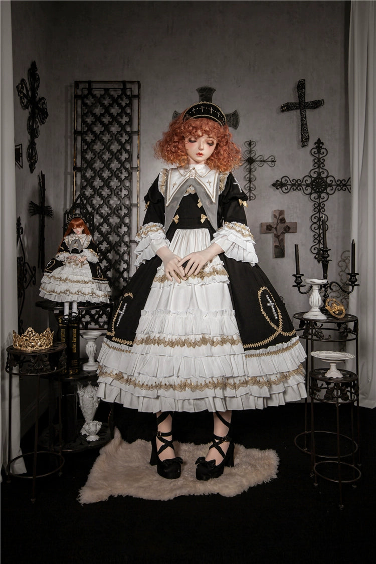 Jellyfish Lolita~Cross Contract~Eegant Lolita OP Dress Jellyfish Lolita Accessories OP Extended Style S 