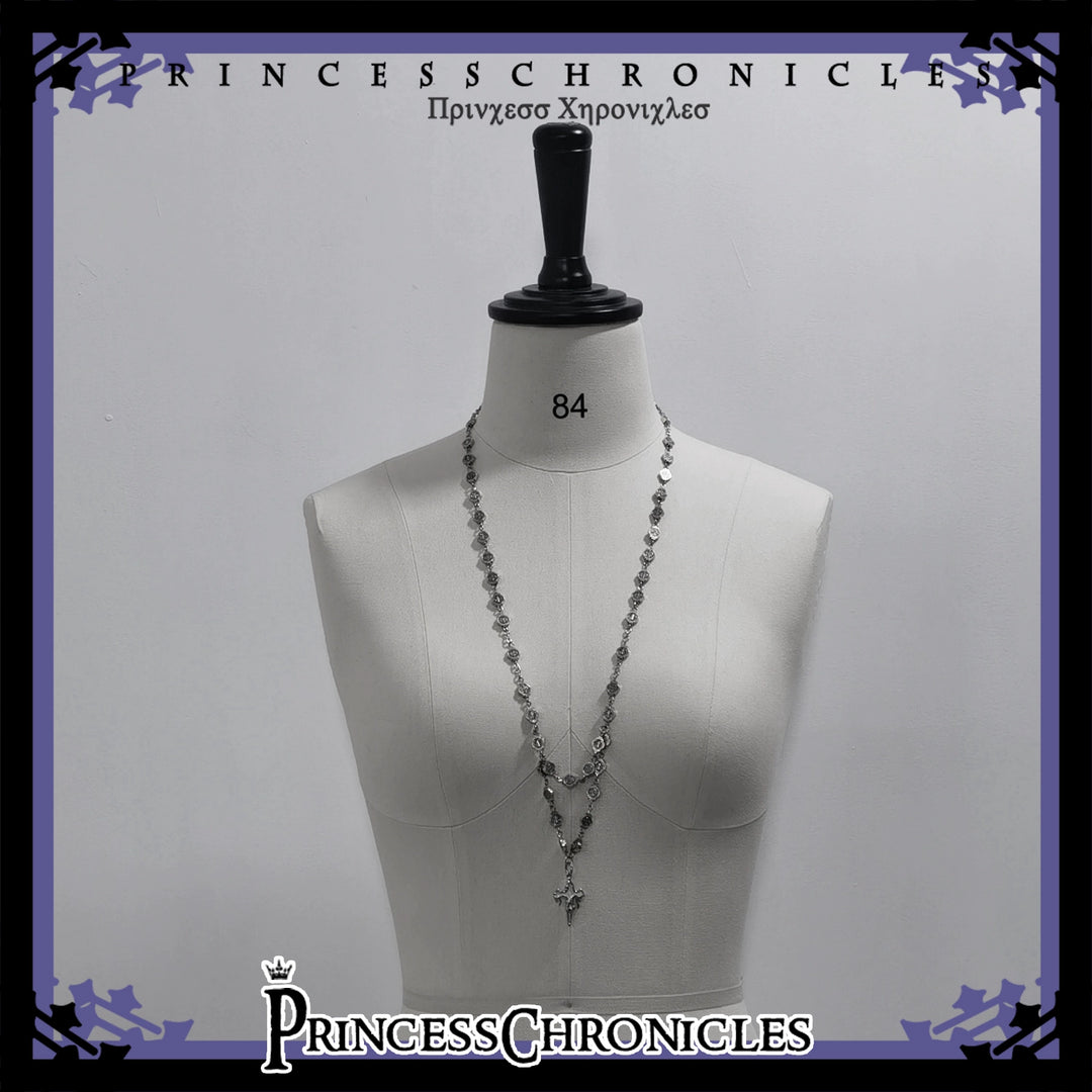 Princess Chronicles~Divine Covenant~Ouji Lolita Accessory Set Necklace and Bracelet Necklace - No.3 Only