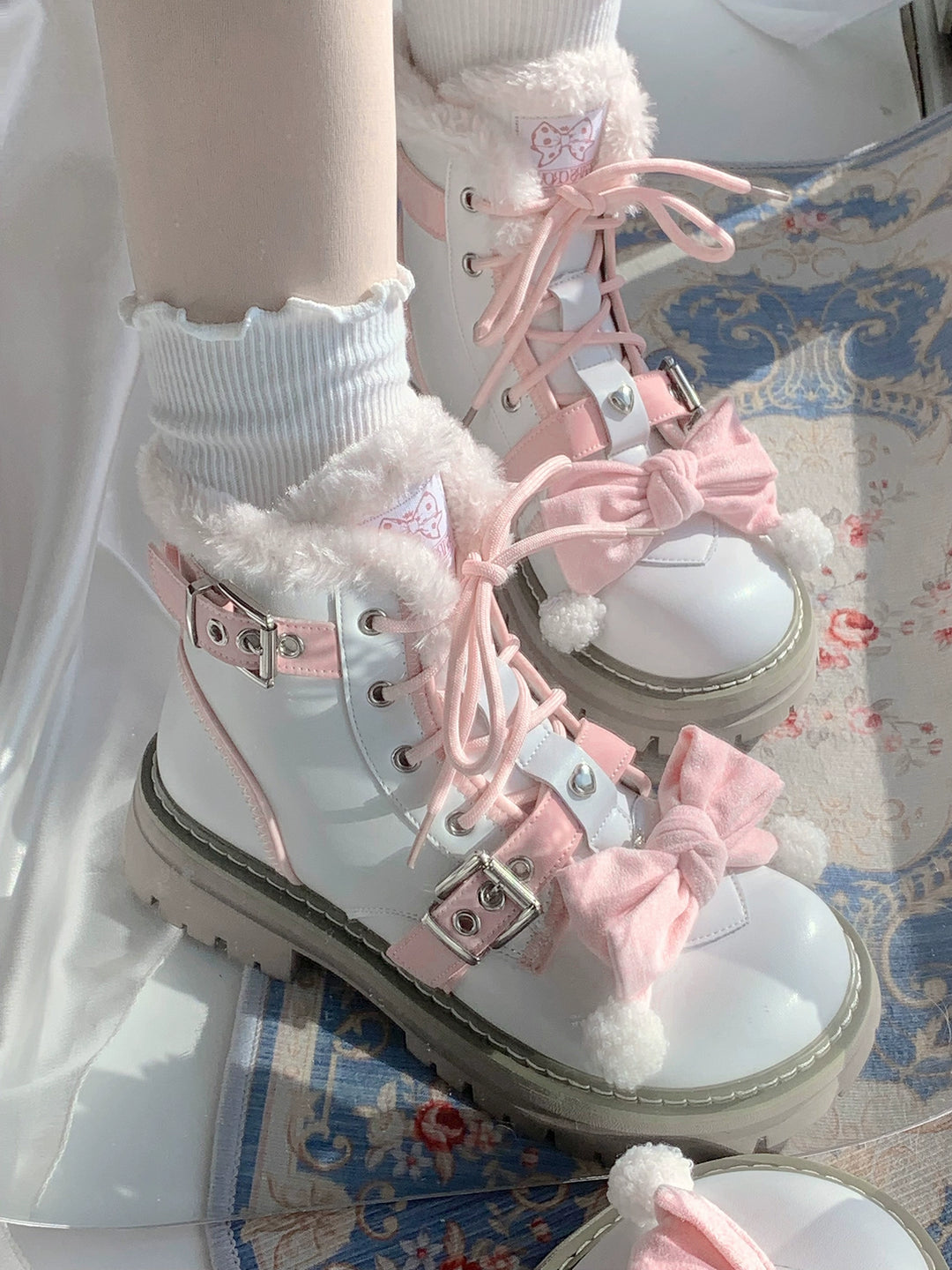 StarsCrwon~Sweet Lolita Shoes Winter Lolita Martin Boots