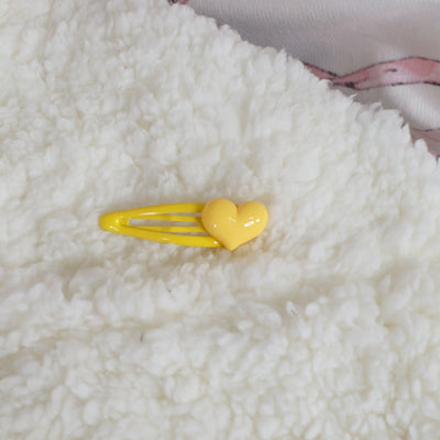 MaoJiang Handmade~Sweet Lolita Love Hair Clip yellow  