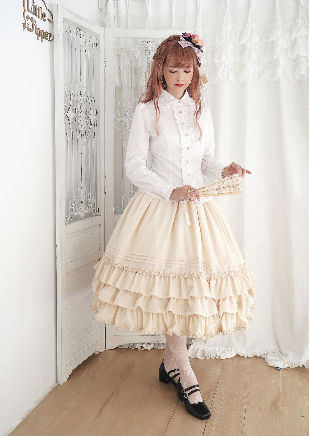 Little Dipper~Rose~Elegant Lolita Doll Collar Blouse   