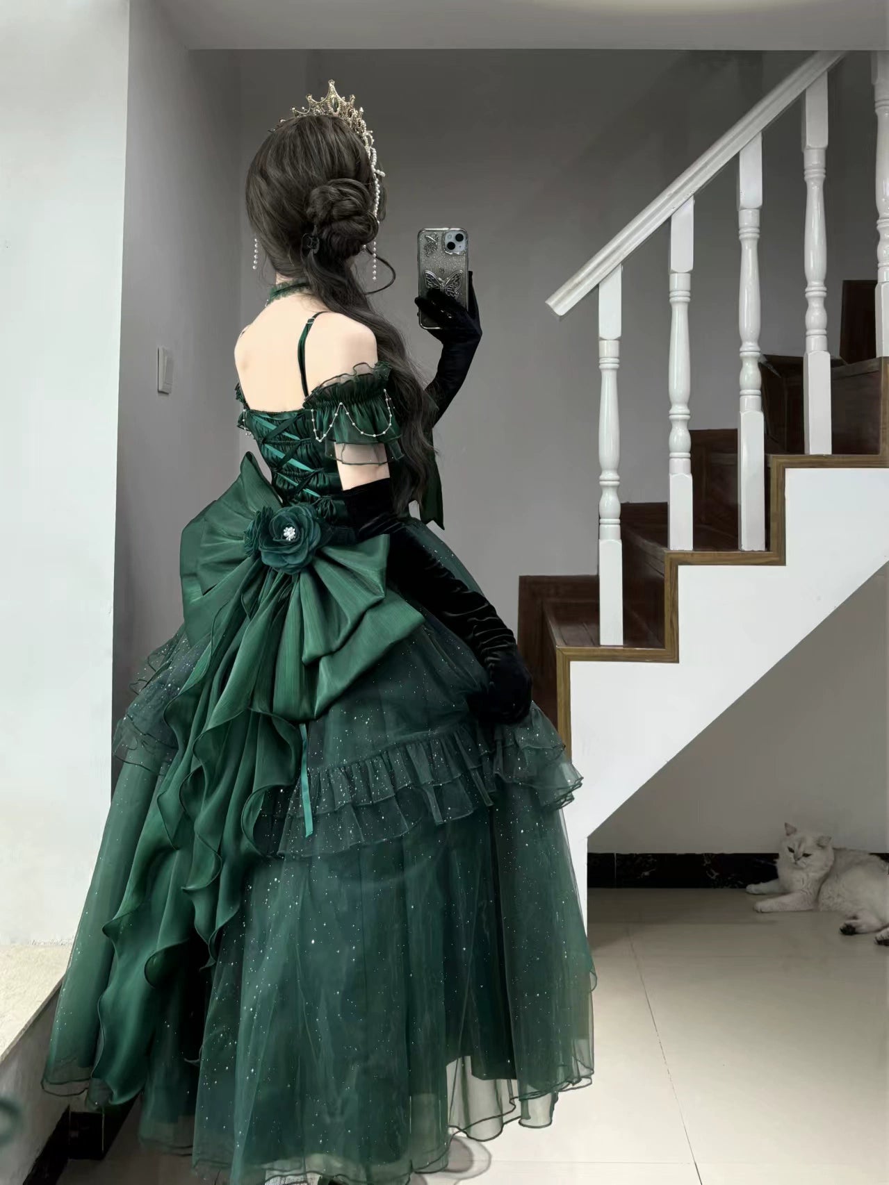 Meowing and fruity - Milky Way - Brilliant Princess Lolita Prom Dress Multicolors Long Dress