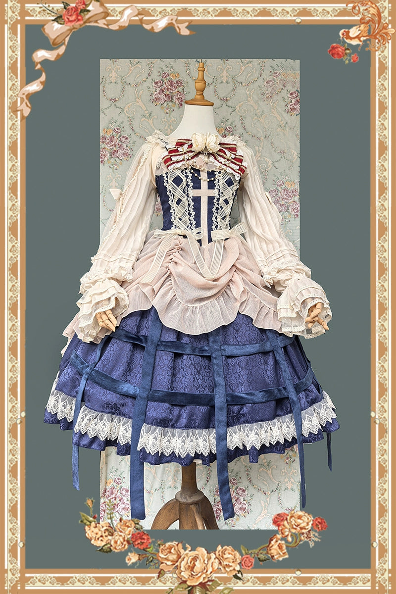 Infanta - Lilith's Cage - Gothic Lolita JSK Dress & Blouse 44055:793779
