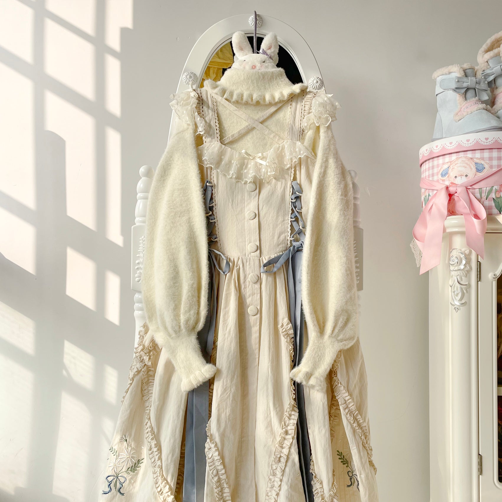 MIST~Kawai Lolita War Turtleneck Knitwear 9924:117268
