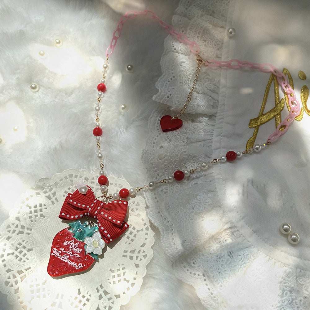 (Buyforme)Halloween Alice~Lolita Strawberry Accessory Set 14894:194196