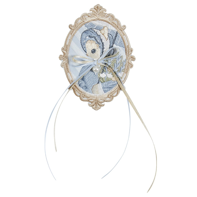 Summer Fairy~IP Collab Sweet Lolita Necklace Brooch Waist Belt Brooch - blue  