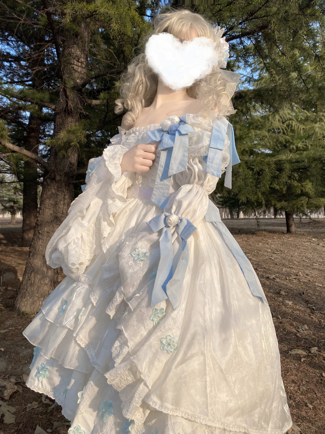 Fishing Boss~Winter Tinglan~Exquisite Lolita Princess Dress   