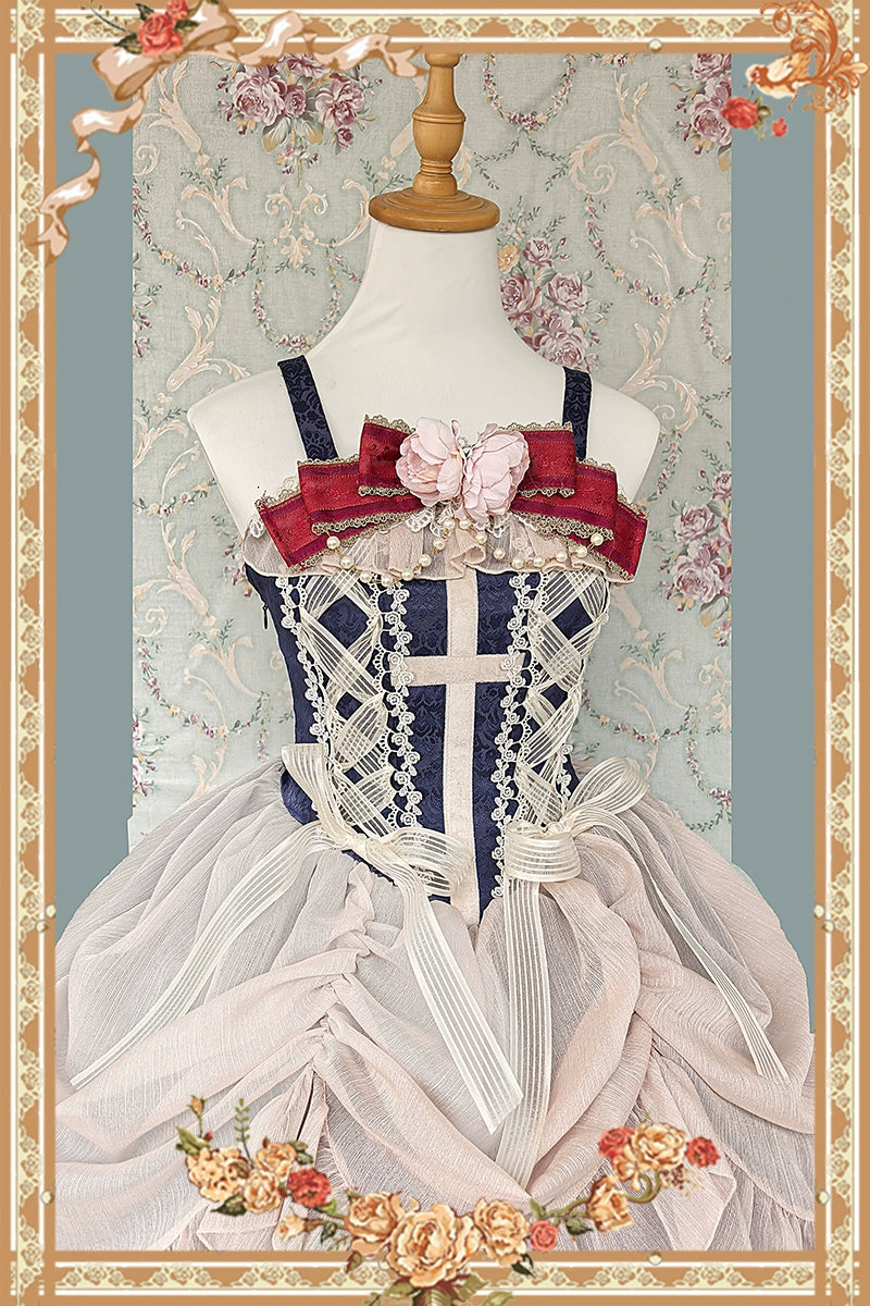 Infanta - Lilith's Cage - Gothic Lolita JSK Dress & Blouse (L M S XL) 44055:793754