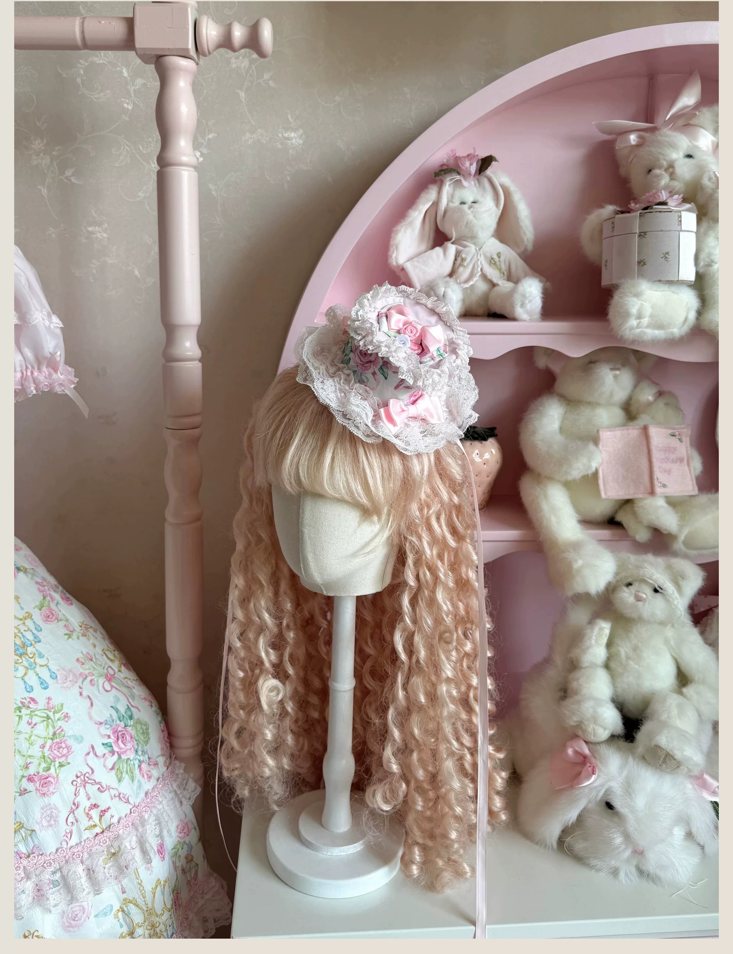 Spring 2025 - Floral Old School Lolita JSK Dress, Lace Trims 42950:847899