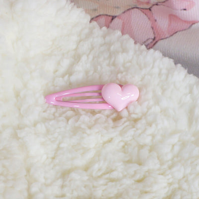 MaoJiang Handmade~Sweet Lolita Love Hair Clip pink  