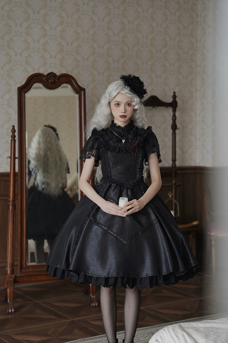 LittlePlum~Gothic lolita JSK Dress Solid Color 33734:436142