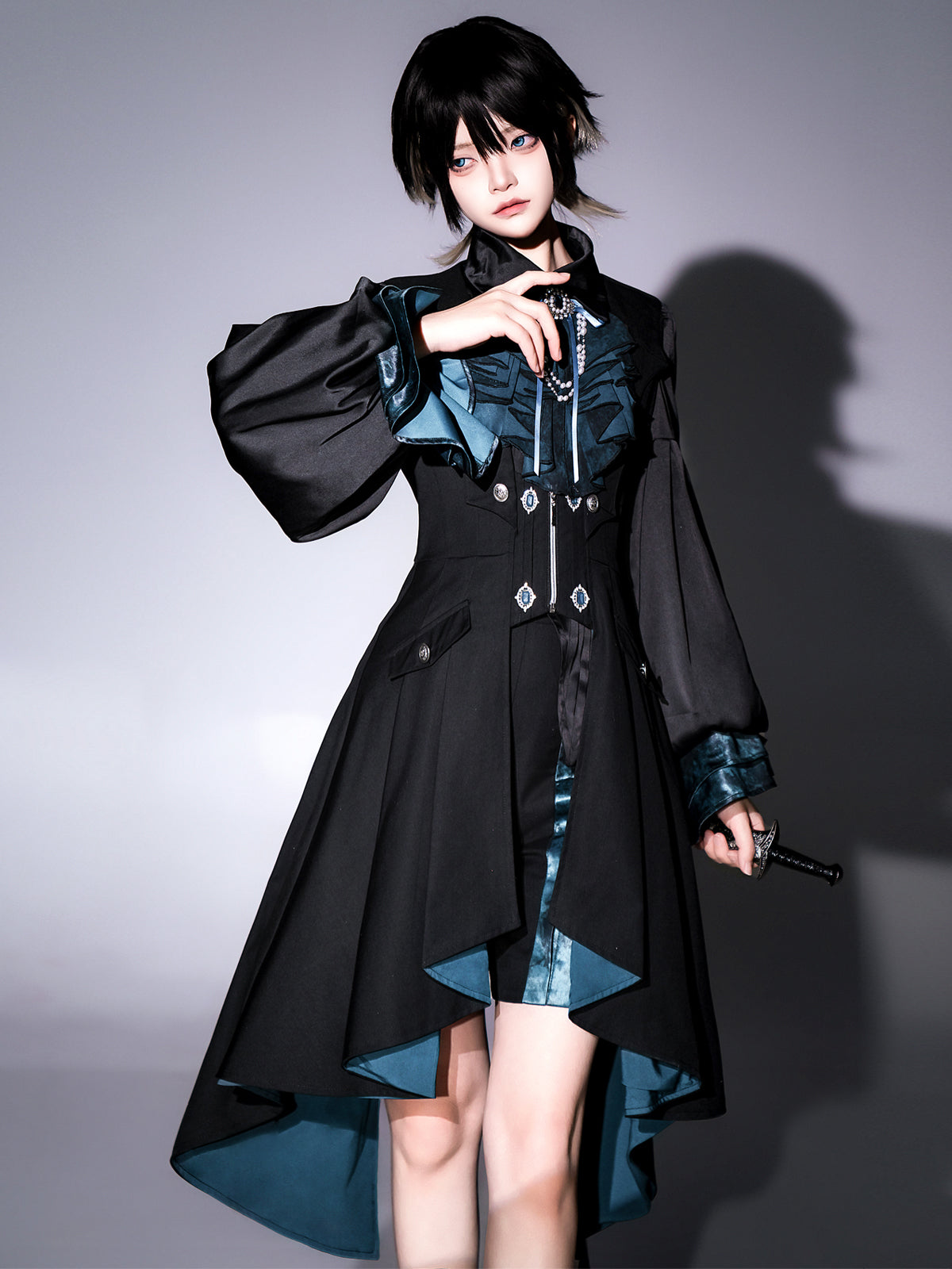 Designer's Gift - Mystique Melody - Ouji Lolita Shorts, Prince Long Vest 42738:751321