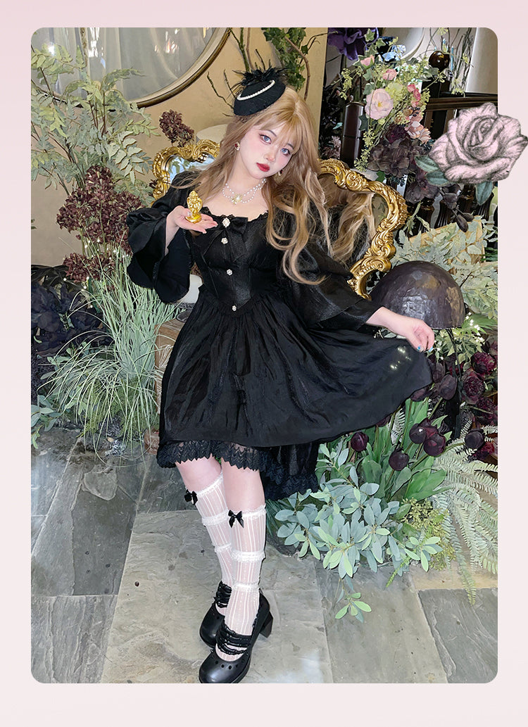 HardCandy~Plus Size Fishbone Birthday Lolita Dress   