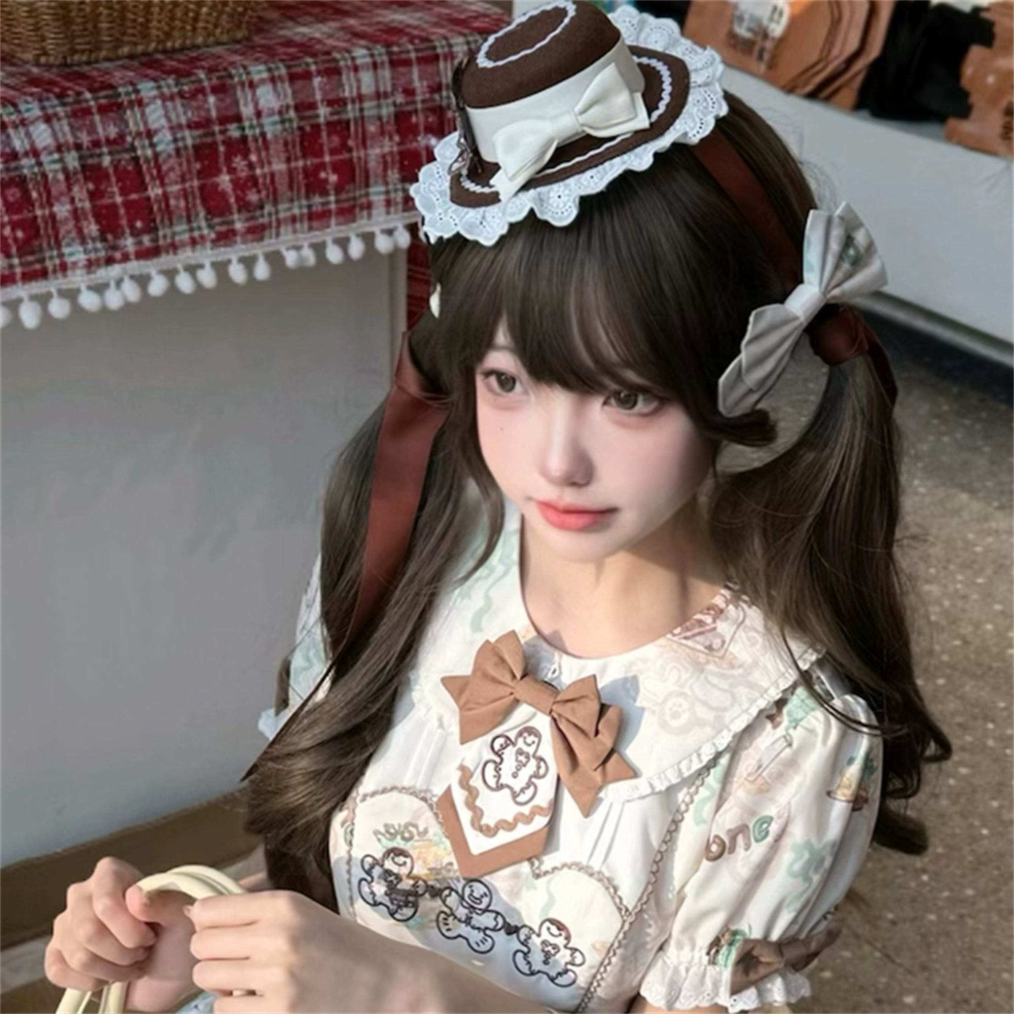 Babyblue~Bear Honey~Sweet Lolita Accessory Gingerbread Man Design 40364:660814