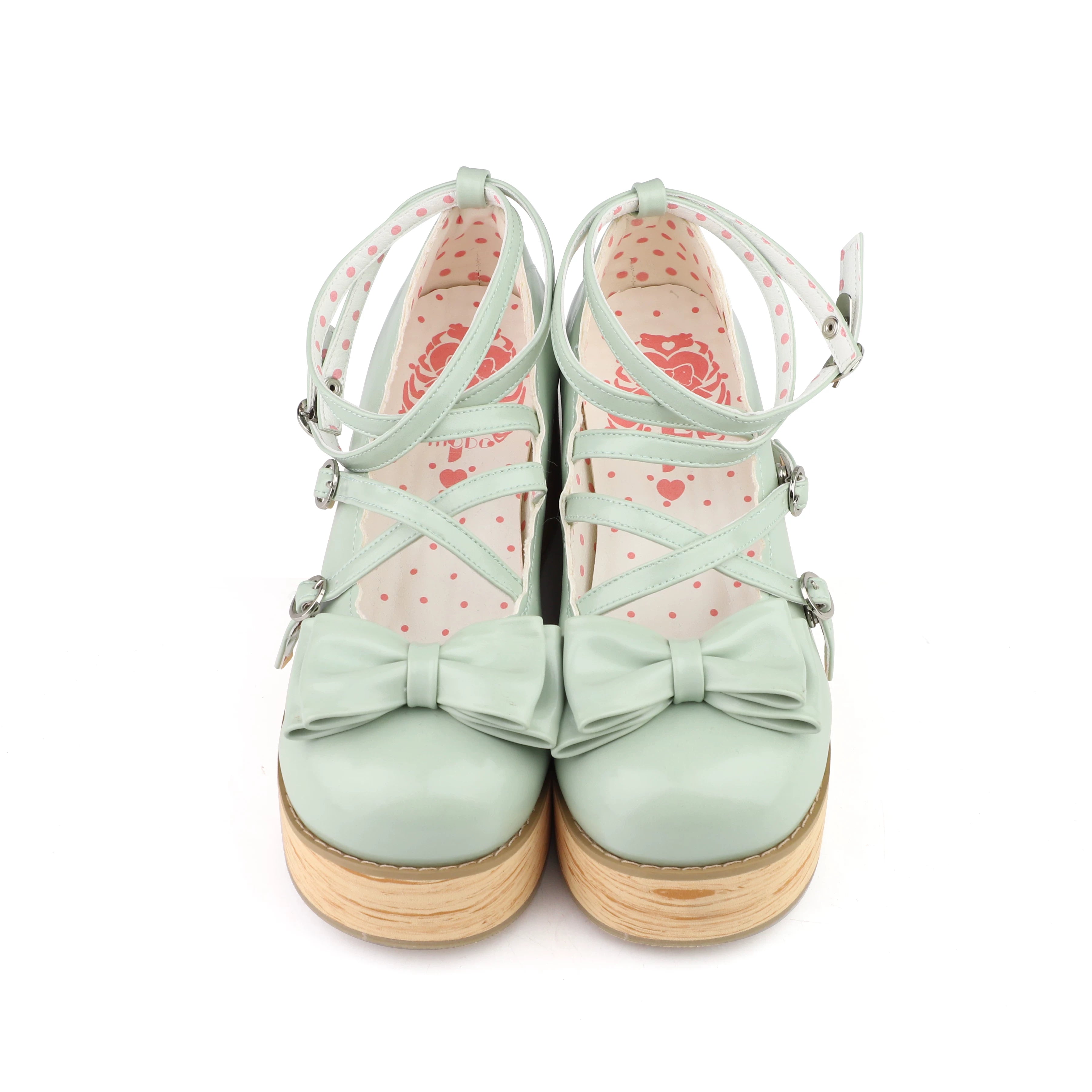 Puff Tata - Sweet Lolita Platform Shoes, Adjustable Straps (34 35 36 37 38 39 40 41) 44805:822568