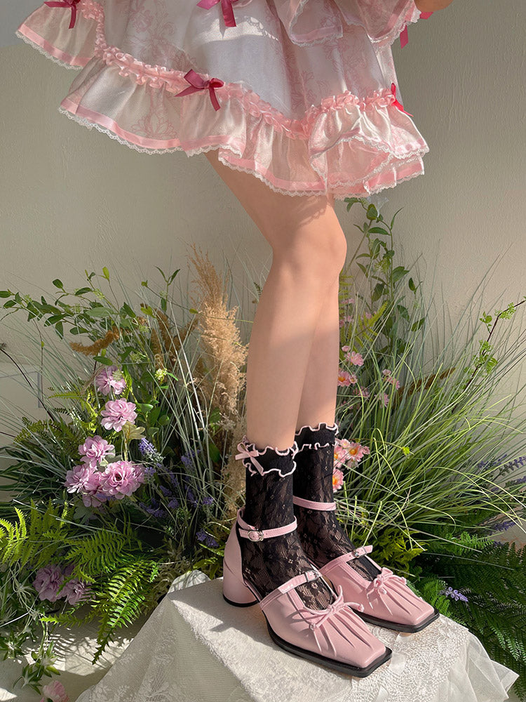WAGUIR - Kawaii Lolita Thin Lace Socks