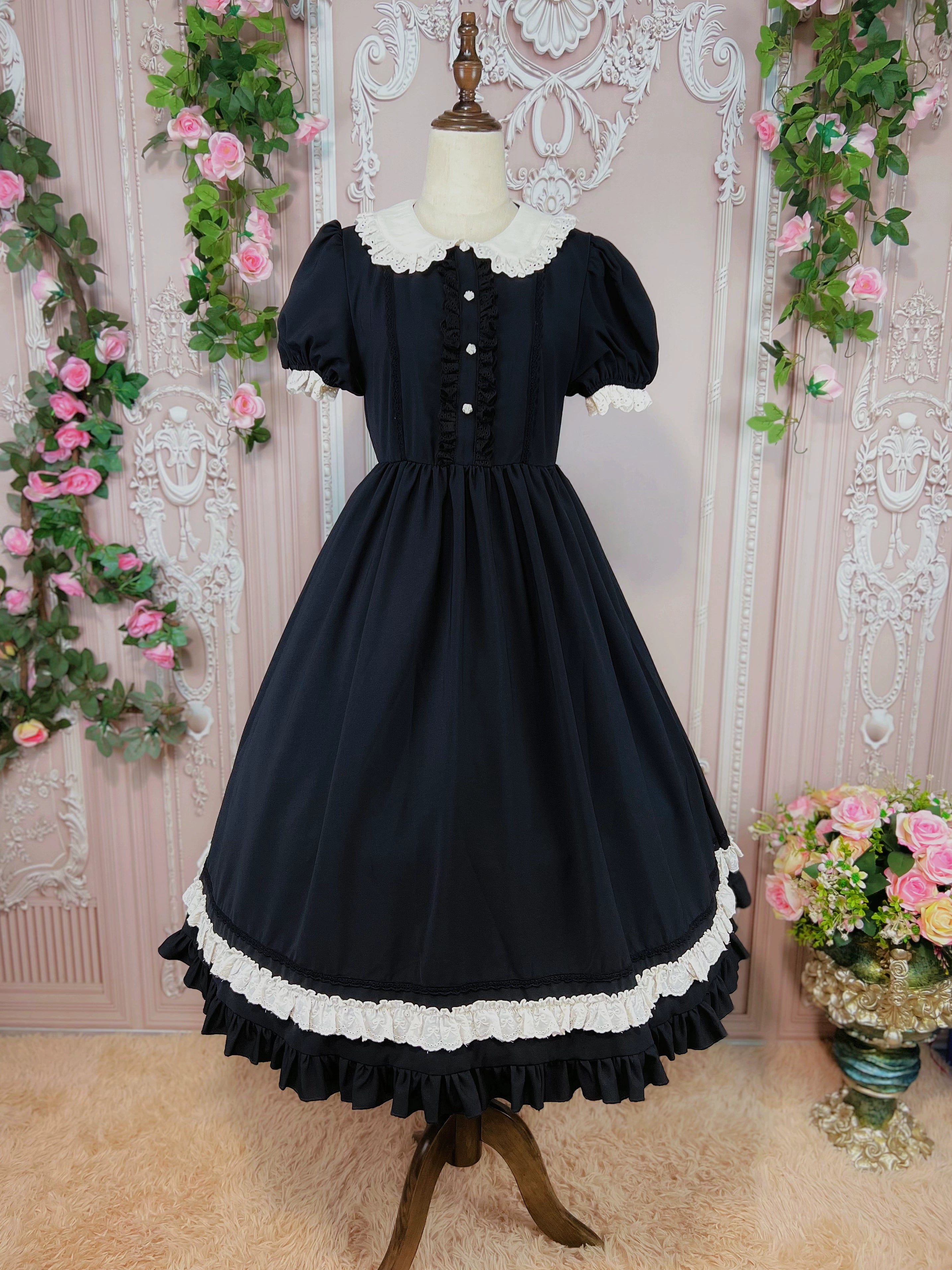 DMFS - Piaget Servant - Maid Lolita OP Dress Vintage Lolita Dress One Size Long OP