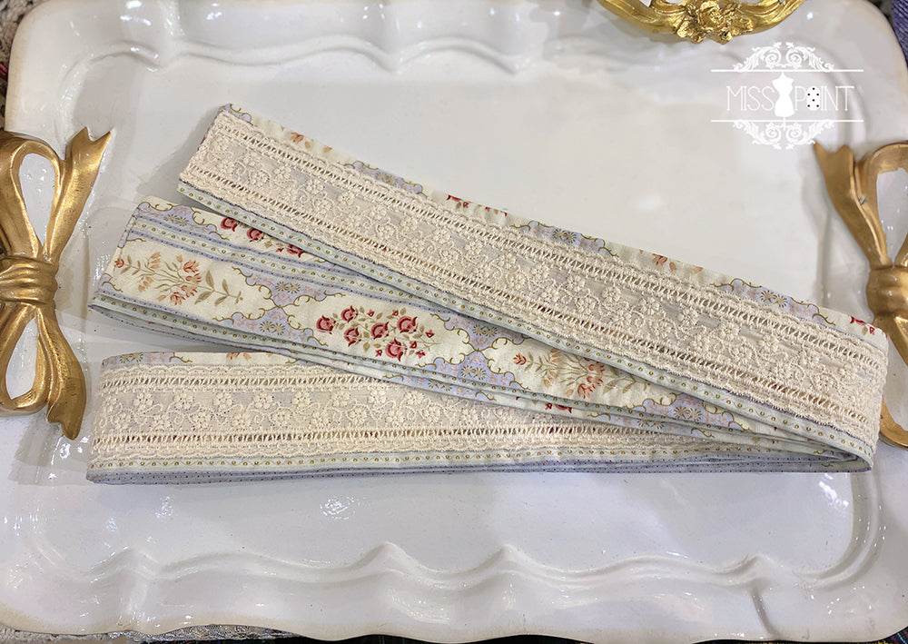 Miss Point - Country Lolita Accessory Assorted Color blue belt