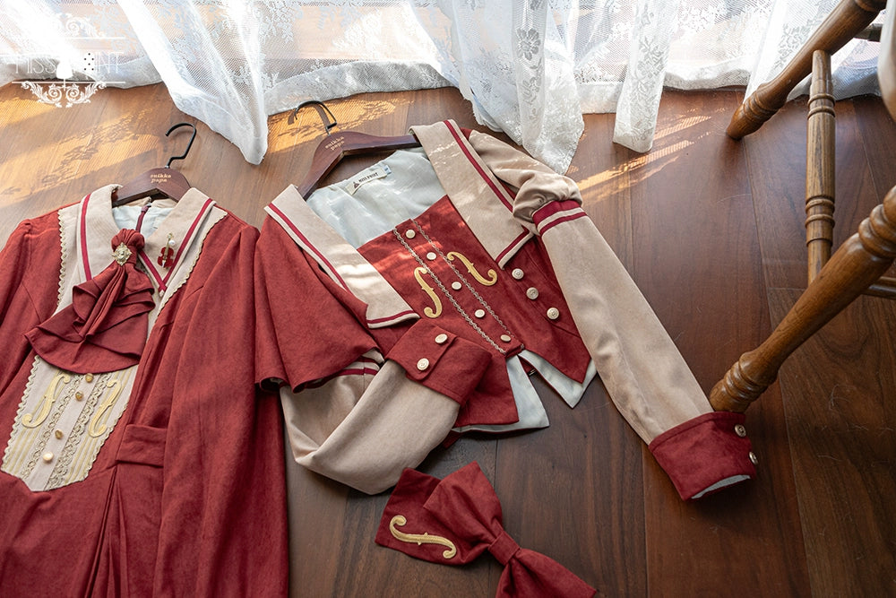 (BFM)Miss Point~ Elegant Lolita Coat~Golden Movement Customized Short Coat 32246:378212