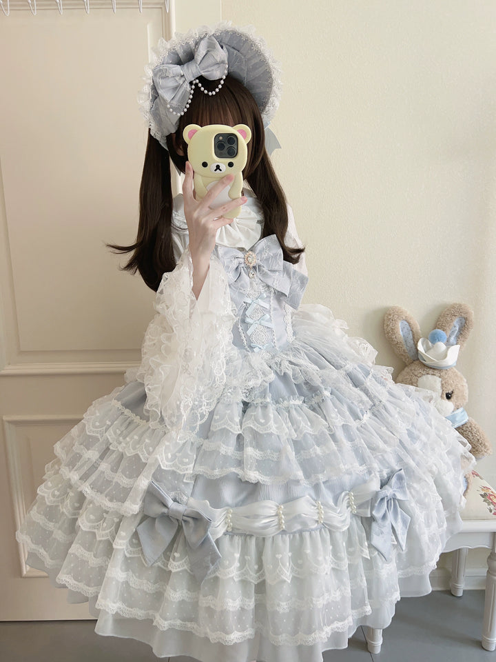 Sugar Girl~Dream Prelude~Princess Lolita JSK Suit Sweet Lolita BNT and Blouse   