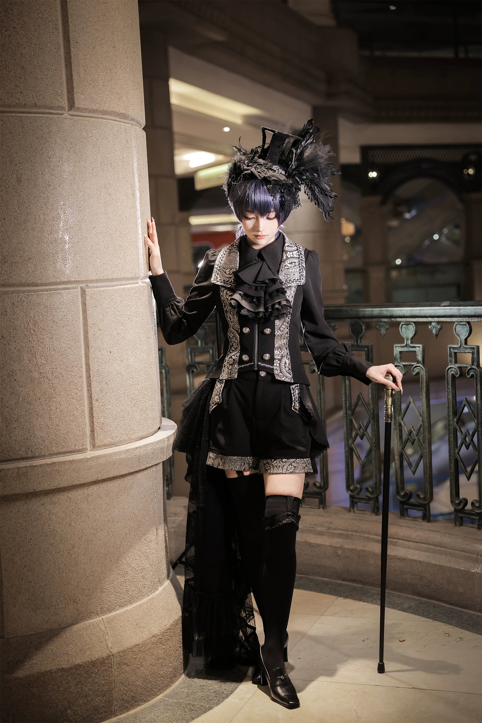 Oath of the Chapter - Ouji Lolita Suit Embroidered Prince Vest Shorts Coat 40532:661920
